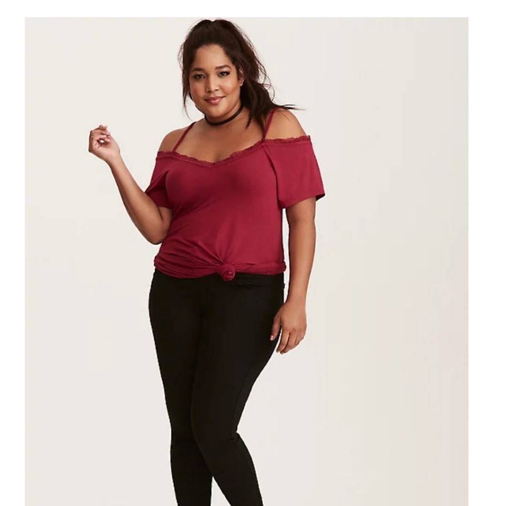 Torrid cold shoulder top